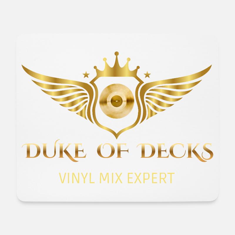 DUKE OF DECKS - Mousepad (Querformat) - Weiß