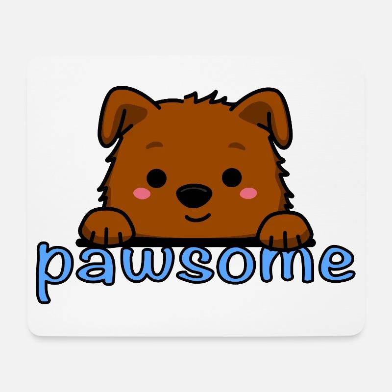 Pawsome! - Mouse Pad (horizontal) - white