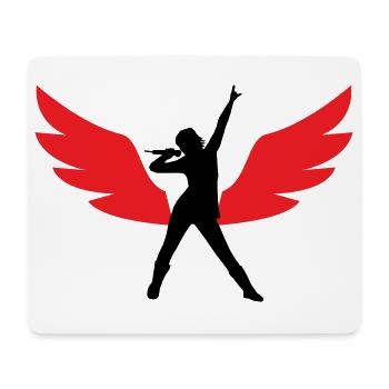 Top Der Besten Stilvollen Sänger  - Mousepad (Querformat) - Weiß - Vorne