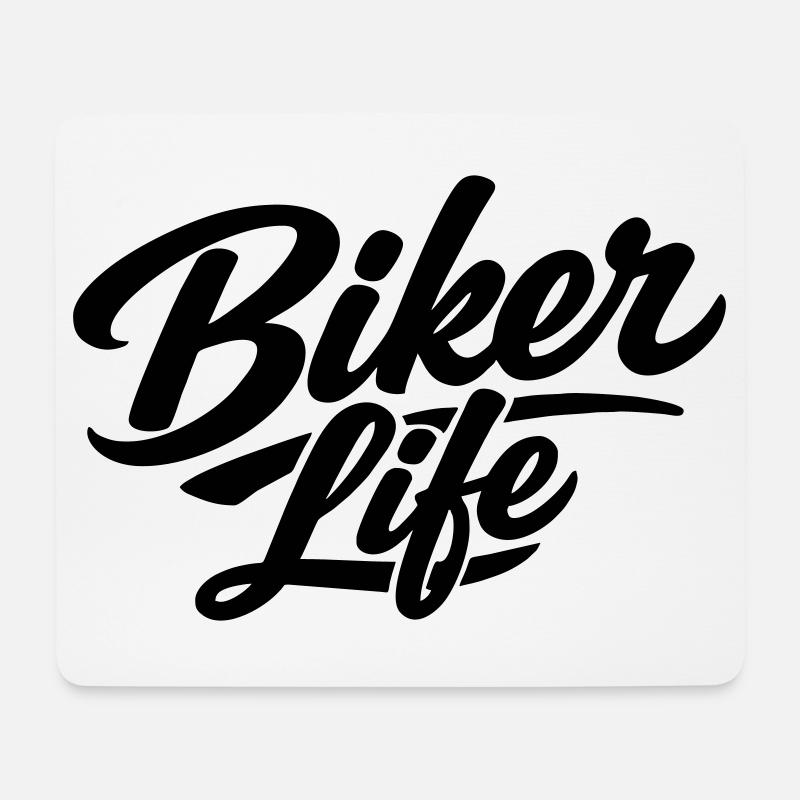 Biker Life - Mouse Pad (horizontal) - white