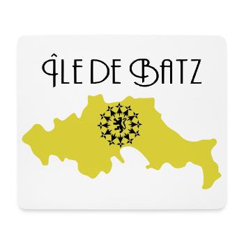 Ile de Batz - Tapis de souris (format paysage) - blanc - Devant