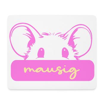 Cute Mouse - Mouse Pad (horizontal) - white - Front