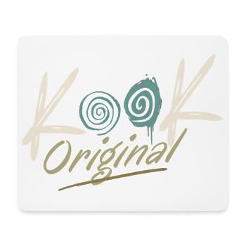 Kook Original Spirale Groovy Retro 70er  - Mousepad (Querformat) - Weiß - Vorne