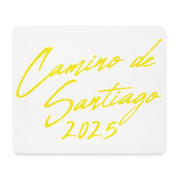 Jakobsweg 2026 buen camino Muschel - Mousepad (Querformat) - Weiß - Vorne