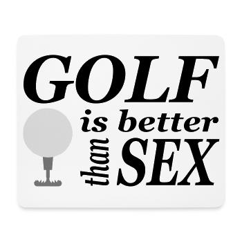 golf - Mousepad (Querformat) - Weiß - Vorne