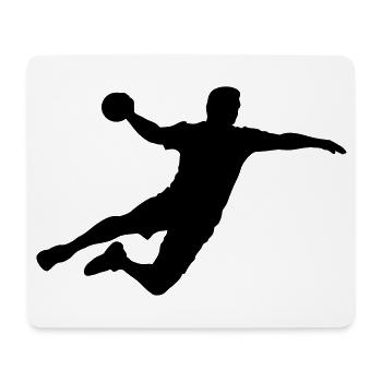 handball - Tapis de souris (format paysage) - blanc - Devant