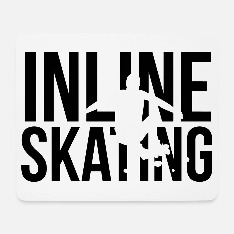 inline skating - Mousepad (Querformat) - Weiß
