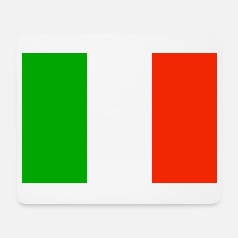 ITALIENISCHE FLAGGE - Mousepad (Querformat) - Weiß