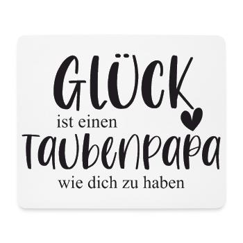Taube Taubenpapa Haustier Brieftaube Geschenk - Mousepad (Querformat) - Weiß - Vorne