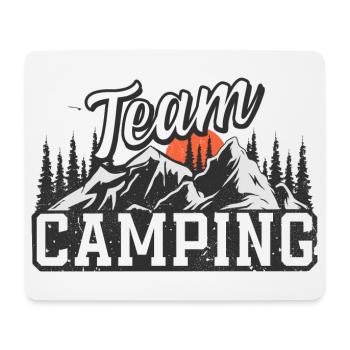 Team Camping - Mouse Pad (horizontal) - white - Front