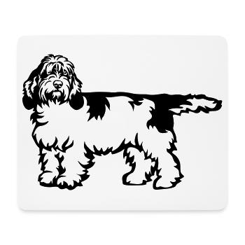 Petit Basset Griffon Vendeen - Mousepad (Querformat) - Weiß - Vorne