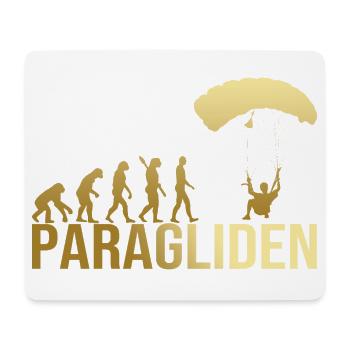 Evolution Paragliden - Mousepad (Querformat) - Weiß - Vorne