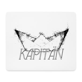 Capitaine - Tapis de souris (format paysage) - blanc - Devant