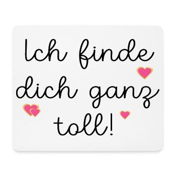 FIND FRIENDSHIP GREAT - Mouse Pad (horizontal) - white - Front