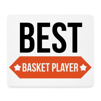 Super Basketteur - Basketball - Tapis de souris (format paysage) - blanc - Devant