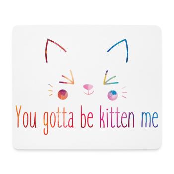 Du Musst Mich Doch Veräppeln Katzenliebhaber - Mousepad (Querformat) - Weiß - Vorne