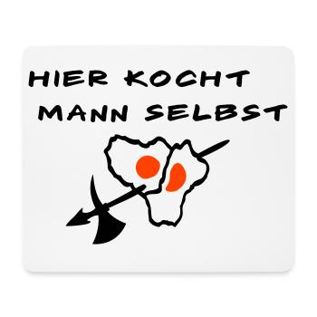 Koch - Mousepad (Querformat) - Weiß - Vorne