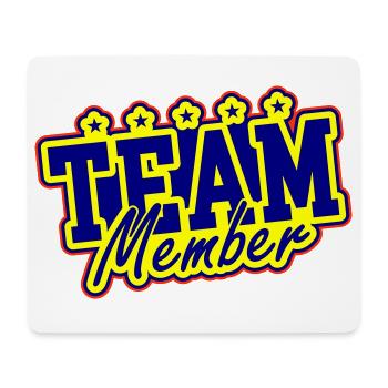 Team Member - Mouse Pad (horizontal) - white - Front