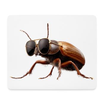 Maikäfer Süßer Hirschkäfer Nashornkäfer Insekten - Mousepad (Querformat) - Weiß - Vorne