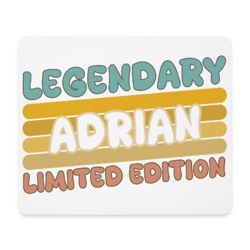 Legendary Adrian - Mouse Pad (horizontal) - white - Front