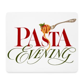 Pasta Evening Pasta Abend - Mousepad (Querformat) - Weiß - Vorne