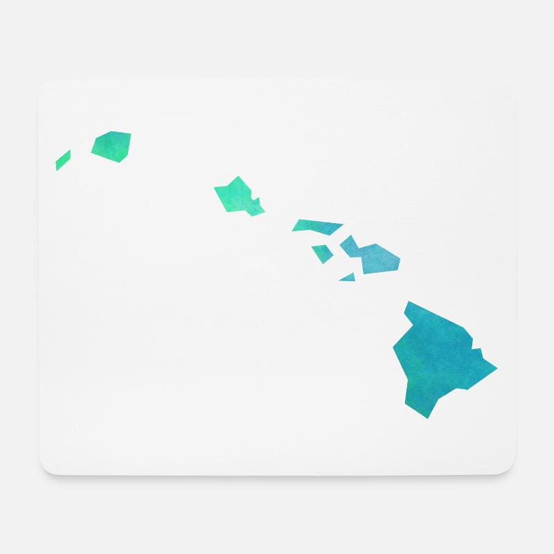 hawaii - Mousepad (Querformat) - Weiß
