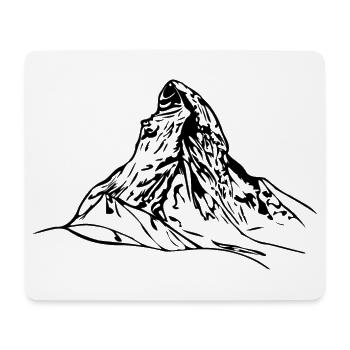 Matterhorn mountain, Alps, Switzerland Horn mountains - Mouse Pad (horizontal) - white - Front