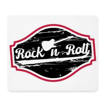 Rock n Roll Baby - Tapis de souris (format paysage) - blanc - Devant