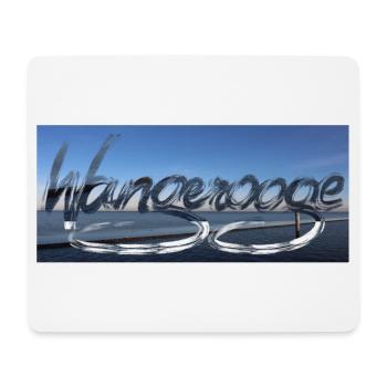 Wangerooge Wasserreflexionen - Mousepad (Querformat) - Weiß - Vorne
