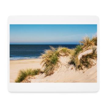 Beach dunes in the sunshine - Mouse Pad (horizontal) - white - Front