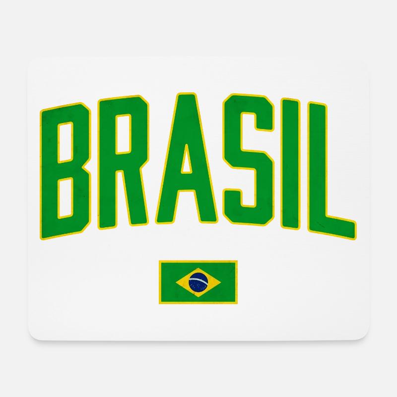 Brésil | Brasil - Tapis de souris (format paysage) - blanc