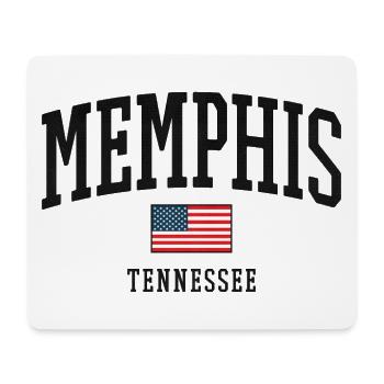 Memphis Arch Flag Tennessee - Mousepad (Querformat) - Weiß - Vorne