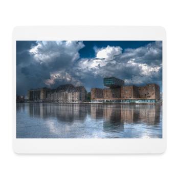 Berlin - Tapis de souris (format paysage) - blanc - Devant