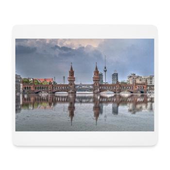 Berlin - Tapis de souris (format paysage) - blanc - Devant