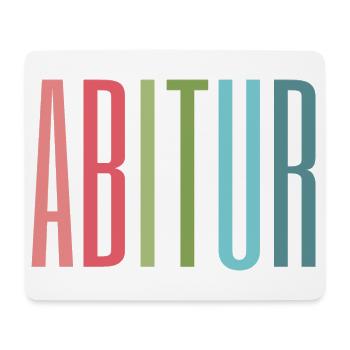 Abitur Abiturientin Gymnasium Abschluss Abi - Mousepad (Querformat) - Weiß - Vorne