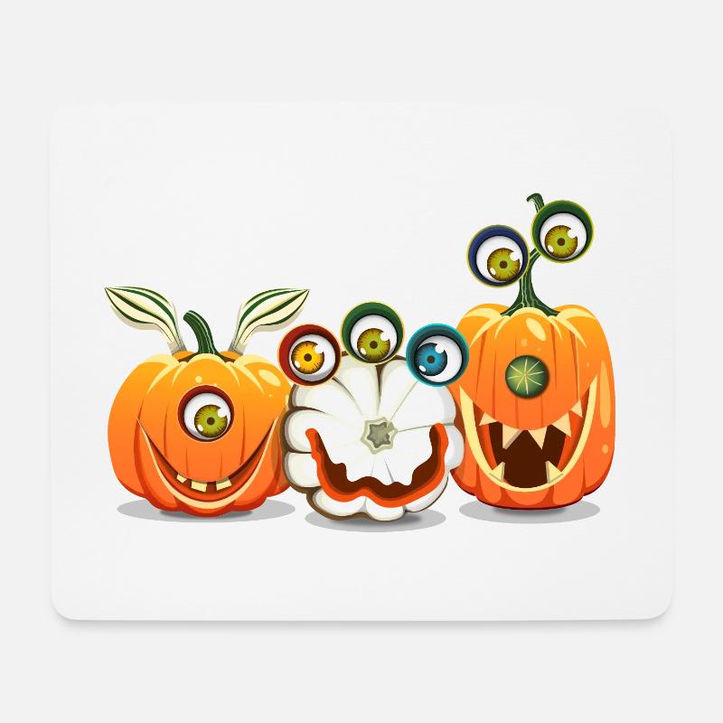 Kürbisse Halloween Humor - Mousepad (Querformat) - Weiß