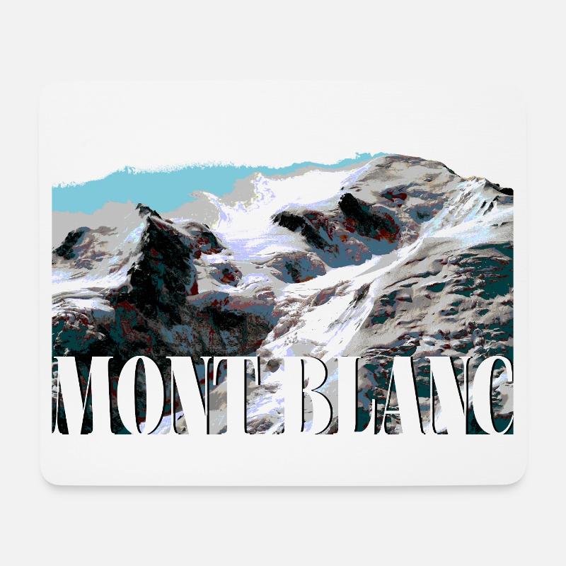Blanc - Mouse Pad (horizontal) - white