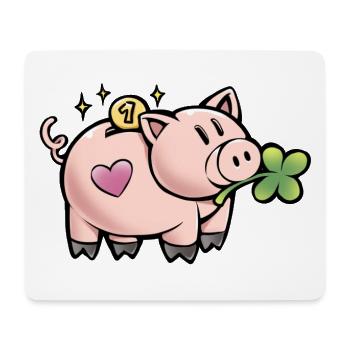 Sweet piggy bank - Mouse Pad (horizontal) - white - Front