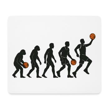 Évolution du joueur de basket - Tapis de souris (format paysage) - blanc - Devant