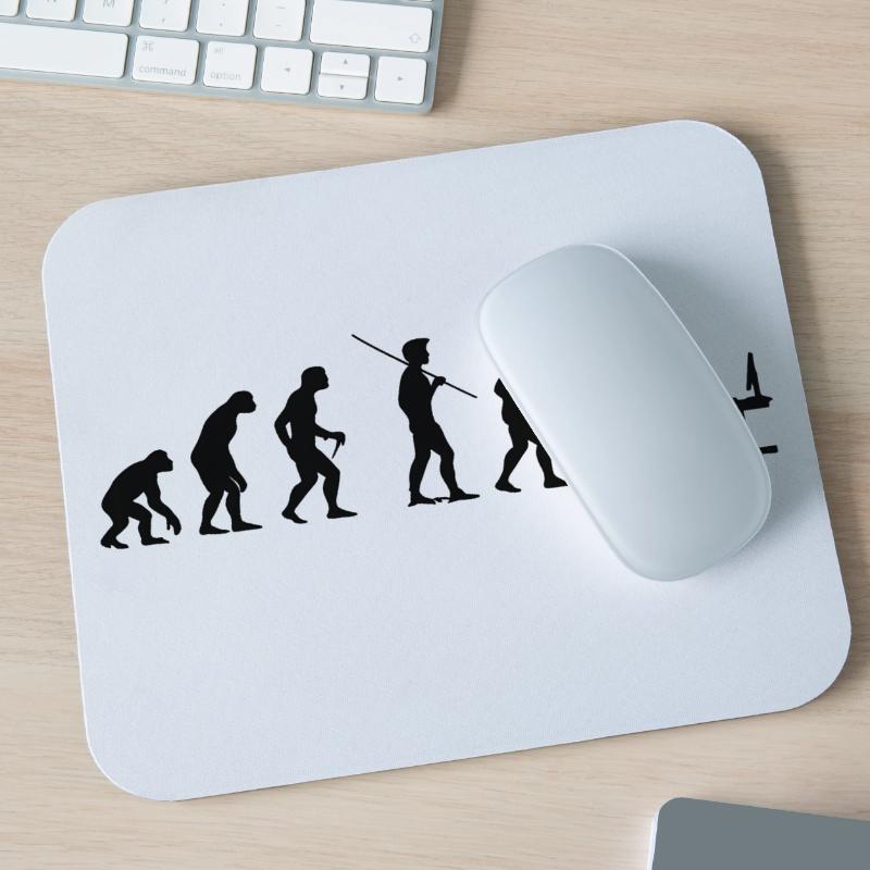 Programmeur Computer Freak Evolution Tapis de souris (format paysage)