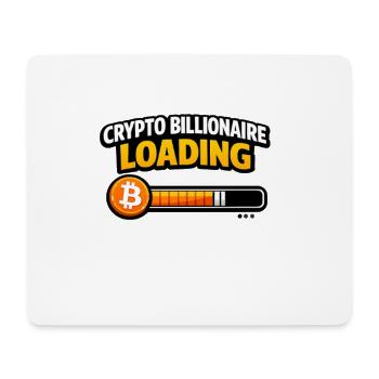 Crypto Milliardär Loading - Mousepad (Querformat) - Weiß - Vorne