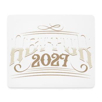 Abitur 2027 - Mousepad (Querformat) - Weiß - Vorne