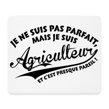 Parfait Agriculteur - Tapis de souris (format paysage) - blanc - Devant