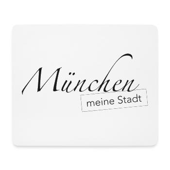 München meine Stadt - Mousepad (Querformat) - Weiß - Vorne