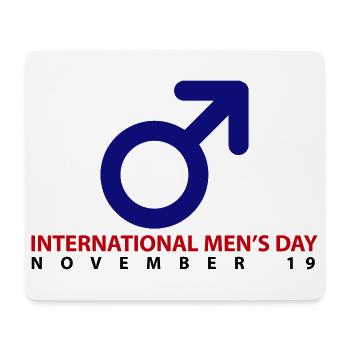 International Men's Day - Mouse Pad (horizontal) - white - Front