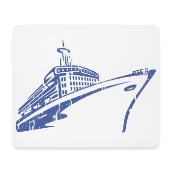 Kreuzfahrtschiff Kreuzfahrt Schiff Luxus - Mousepad (Querformat) - Weiß - Vorne