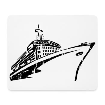 Kreuzfahrtschiff Kreuzfahrt Schiff Luxus - Mousepad (Querformat) - Weiß - Vorne