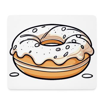 Doughnut - Mouse Pad (horizontal) - white - Front