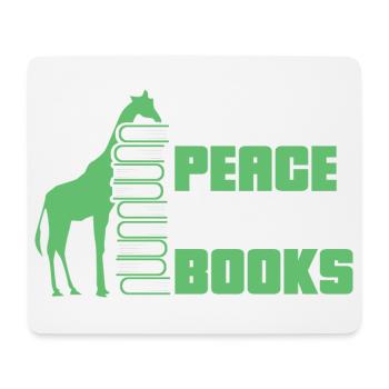 Reading Books Book Giraffe - Mouse Pad (horizontal) - white - Front