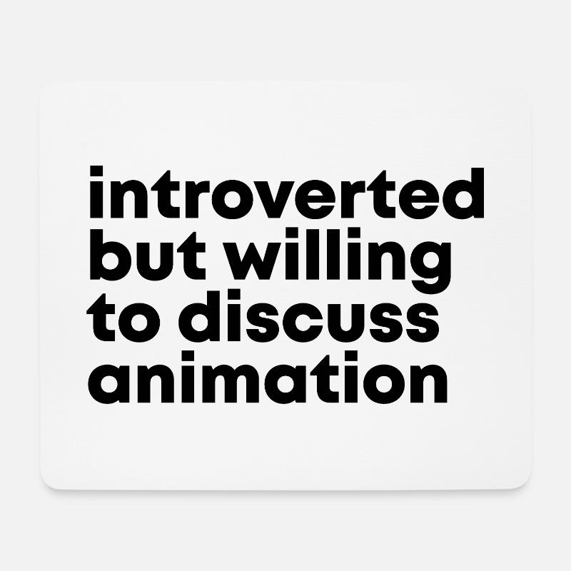 Animation - Mouse Pad (horizontal) - white